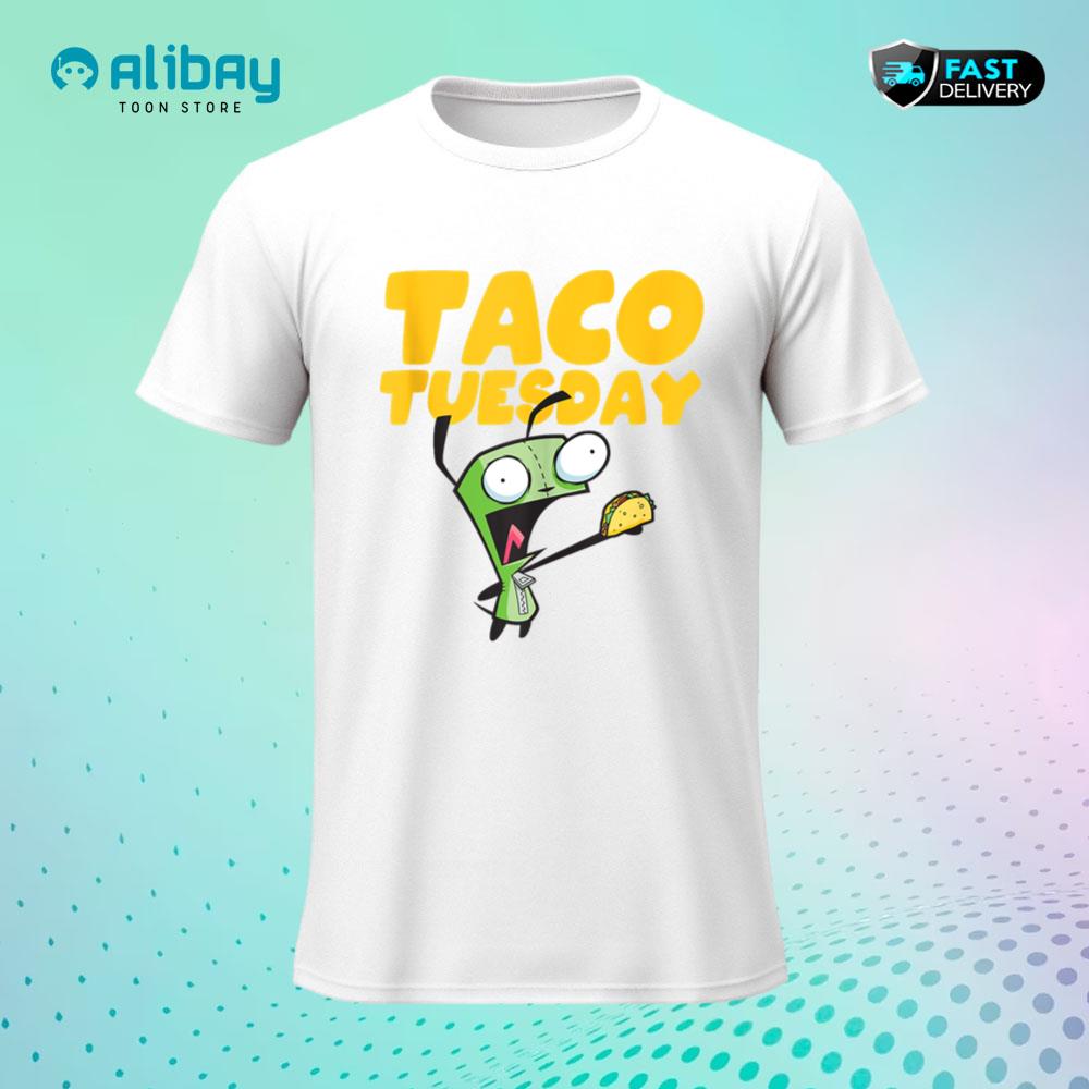 Nickelodeon Invader Zim GIR Taco Tuesday's T-Shirt