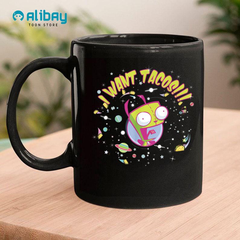 Nickelodeon Invader Zim GIR Wants Tacos Coffee Mug