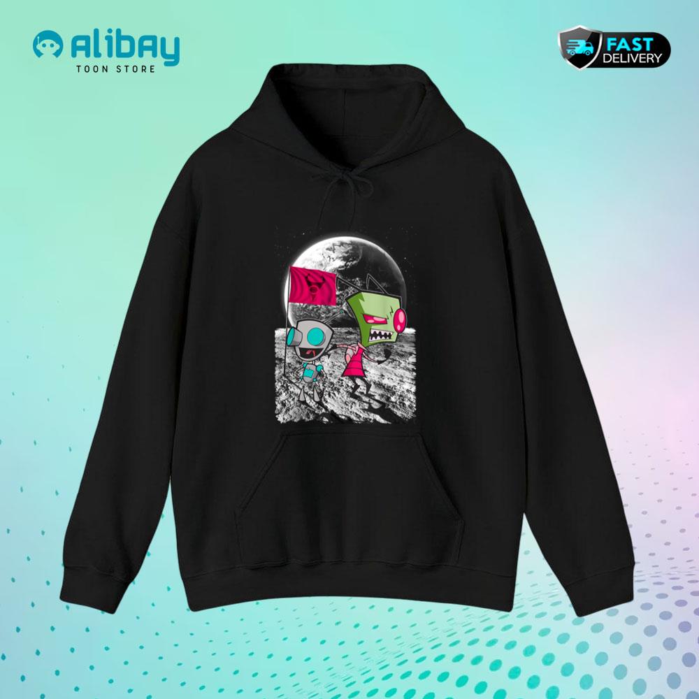 Nickelodeon Invader Zim Man on the Moon Pullover Hoodie