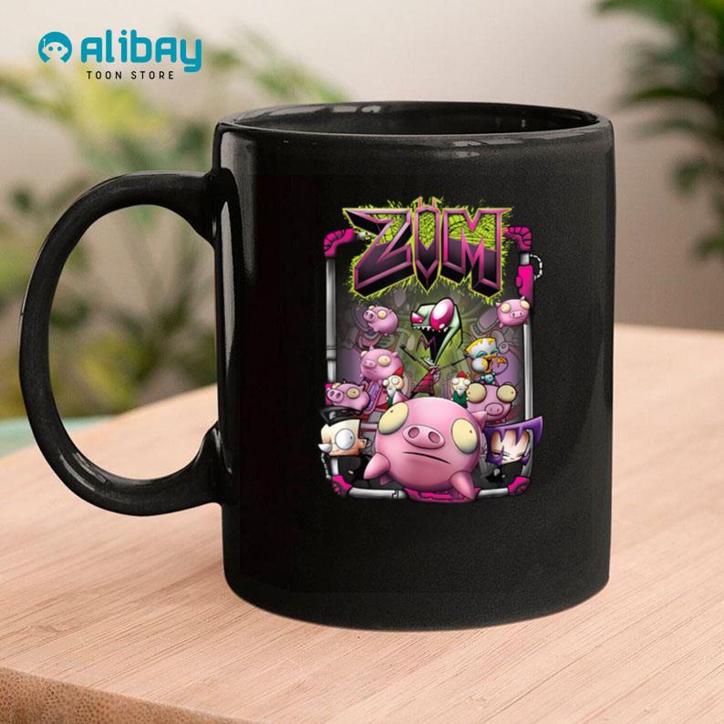 Nickelodeon Invader Zim Rubber Piggy Army Coffee Mug