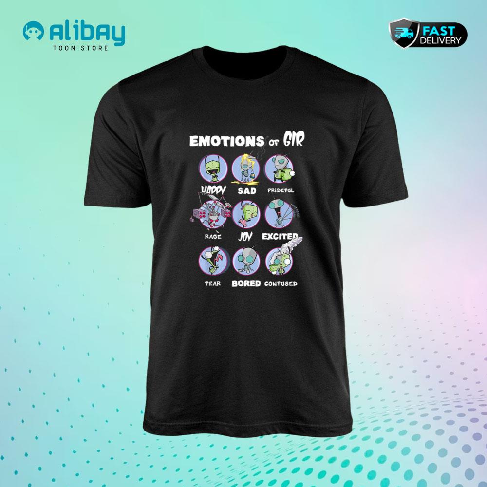 Nickelodeon Invader Zim The Many Emotions of GIR T-Shirt