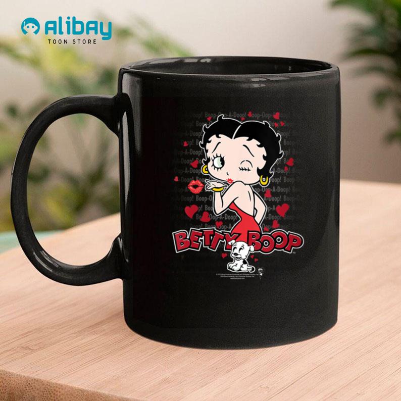 Womens Betty Boop Classic Kiss Coffee Mug