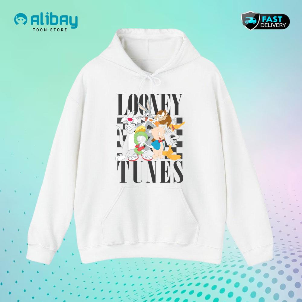 Looney Tunes 90's Style Group Shot Hoodie