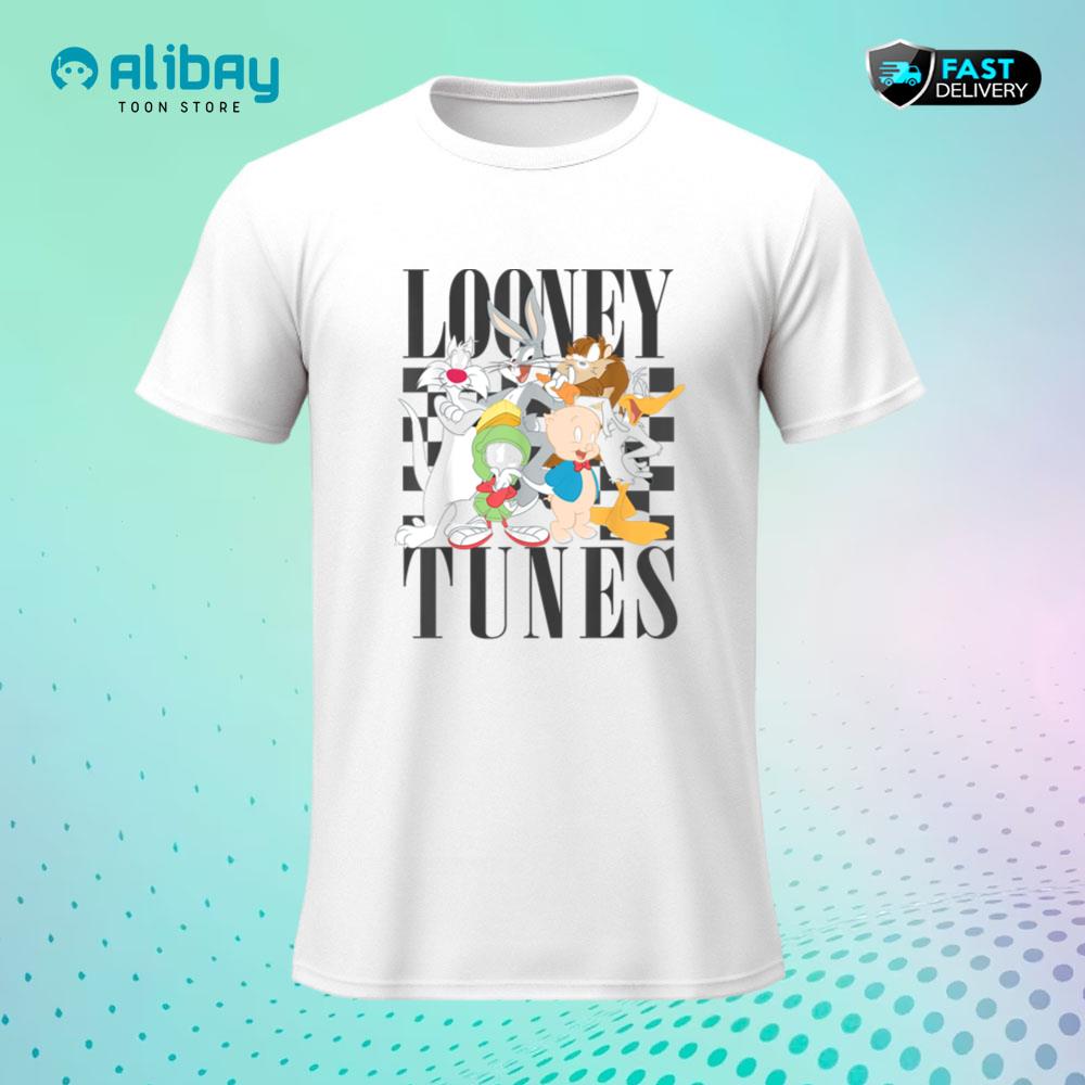 Looney Tunes 90's Style Group Shot T-Shirt