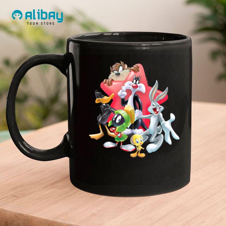 Looney Tunes Bugs Bunny and Friends Star Coffee Mug