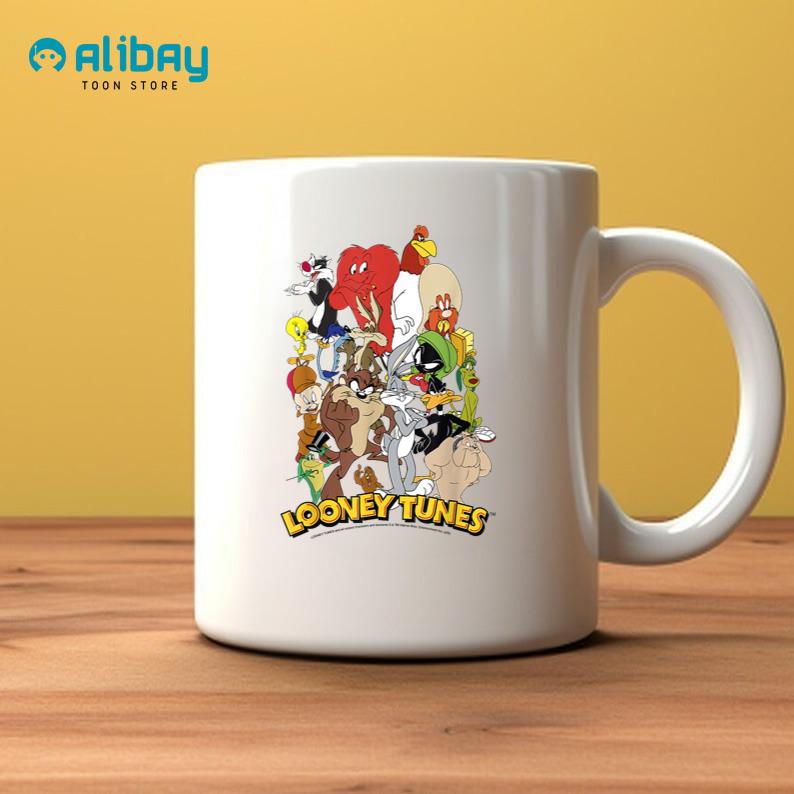 Looney Tunes Character Stack Logo Coffee Mug