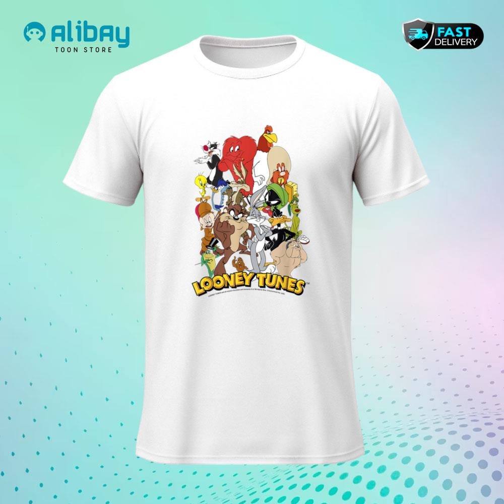 Looney Tunes Character Stack Logo T-Shirt