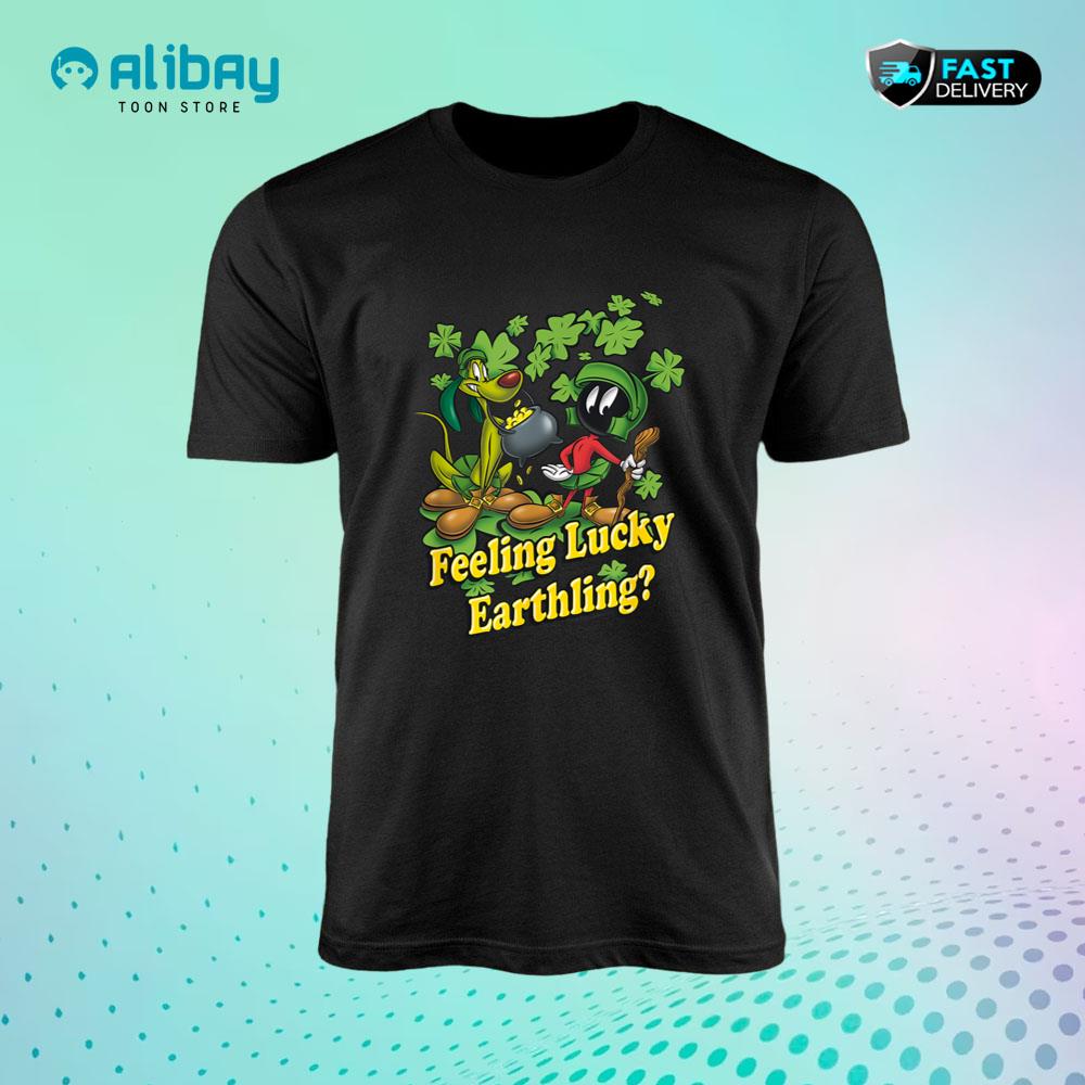 Looney Tunes Marvin The Martian Feeling Lucky T-Shirt