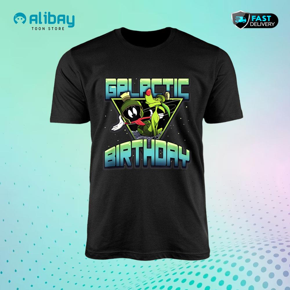 Looney Tunes Marvin The Martian Galactic Birthday T-Shirt