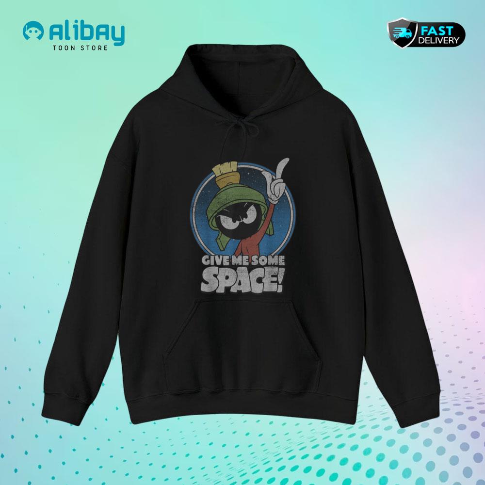 Looney Tunes Marvin The Martian Give Me Some Space Pullover Hoodie