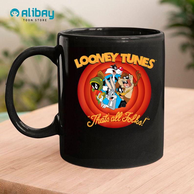 Looney Tunes That's all Folks Coffee Mug