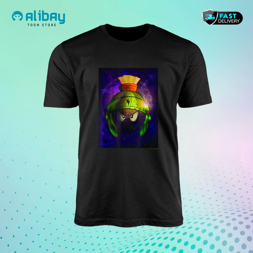 Marvin The Martian Angry Space Portrait T-Shirt