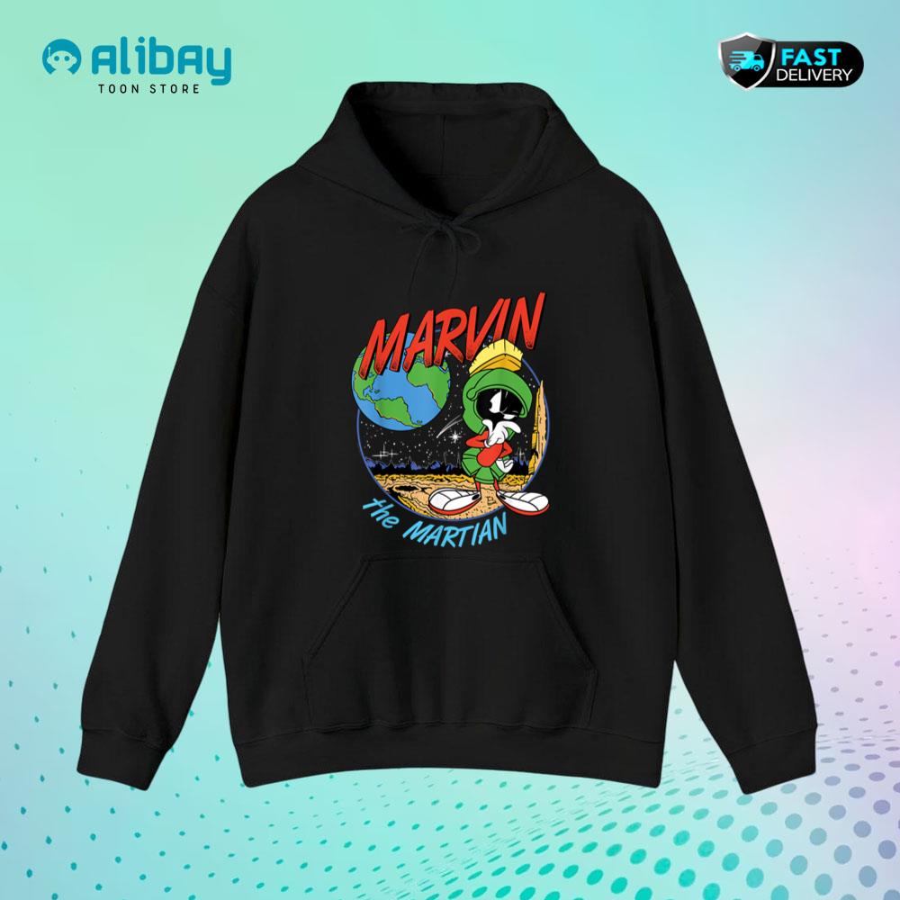 Marvin The Martian Space Pullover Hoodie