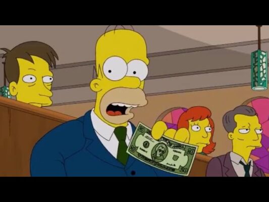 how much does homer simpson make